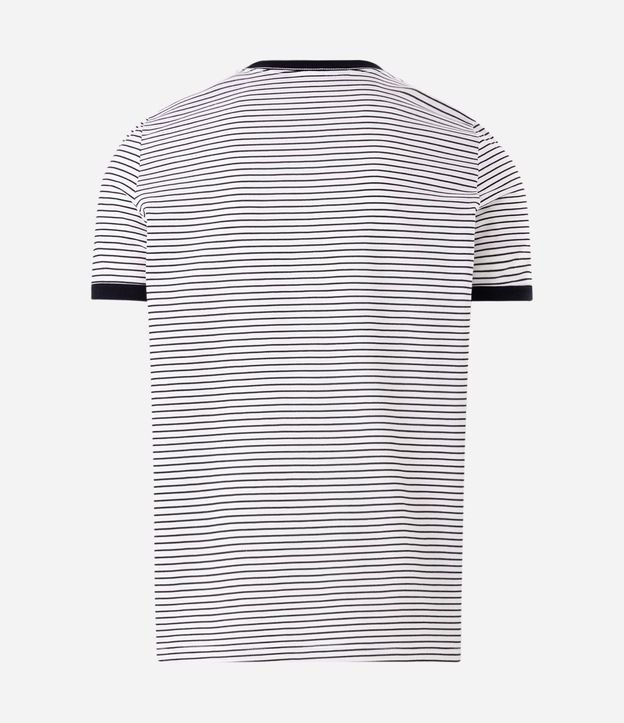 Remera Slim Rayada Bicolor 2