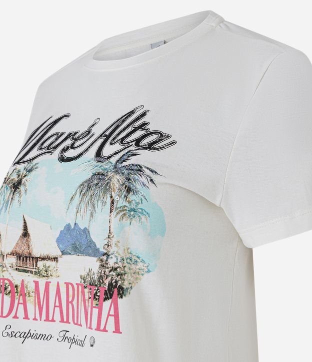 Remera con Estampa Mare Alta y Aplicación de Lentejuelas en el Lettering 6
