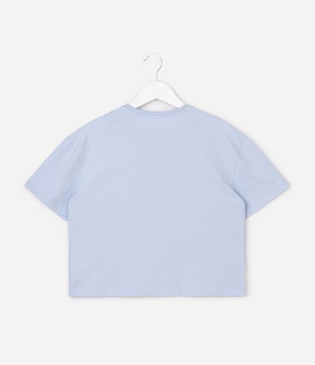 Remera Infantil en Algodón Lentejuela De Flores - Talle 5 a 16 años 3