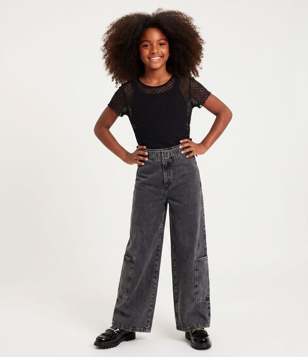 Conjunto Infantil en Tule con Musculosa Por Bajo- Talle 5 a 16 años 1