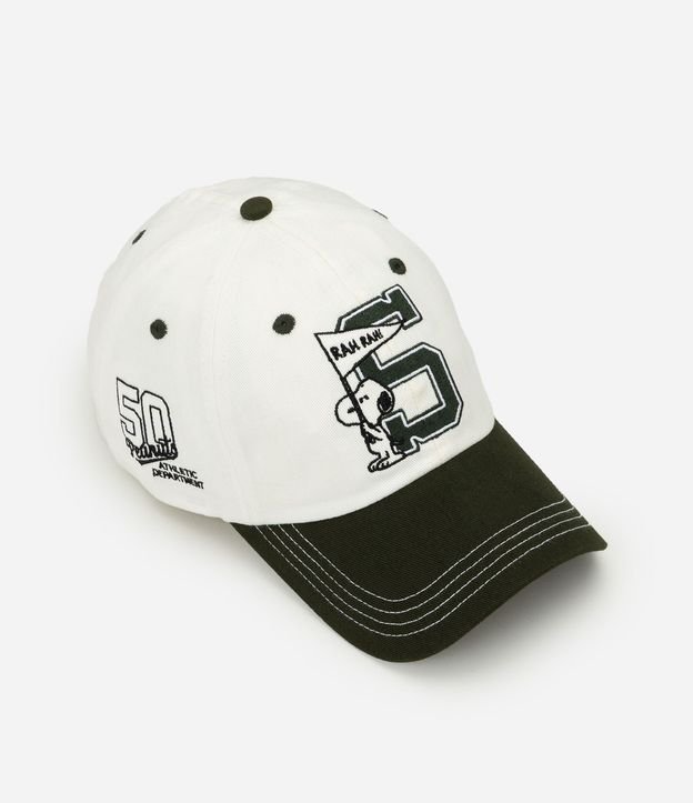 Gorra 6 Panel en Algodón con Bordado Snoopy 1