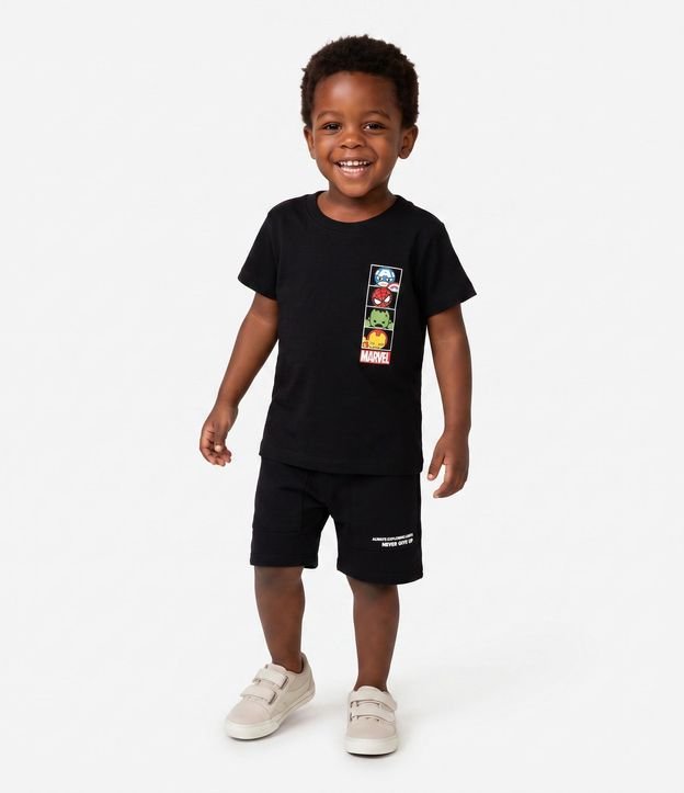 Remera Infantil en Algodón con Estampado de Los Vengadores - Talle 2 a 6 años 1