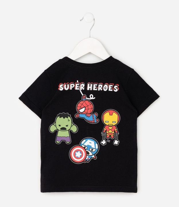 Remera Infantil en Algodón con Estampado de Los Vengadores - Talle 2 a 6 años 3