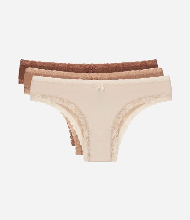 Kit 03 Bombachas Bikini en Microfibra