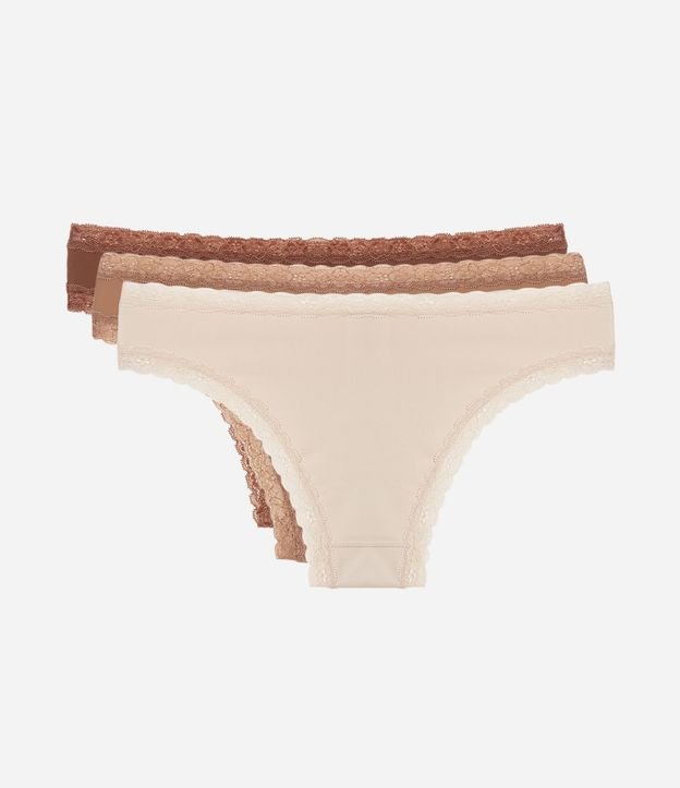 Kit 03 Bombachas Bikini en Microfibra 2