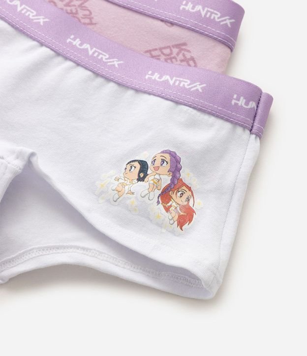 Kit 2 Prendas de Bombacha Boxer en Algodón de las Guerreras de K-pop - Talle 5 a 14 años 4