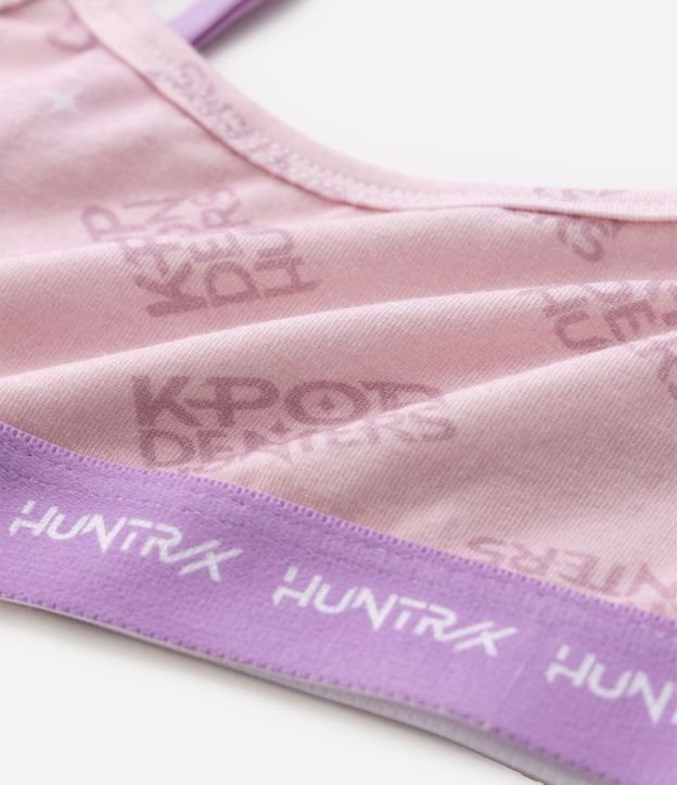 Kit 2 Soutien Infantil en Algodón Sin Copa Guerreras de K-Pop - Talle 9 a 14 años 3