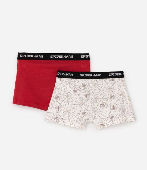Kit 2 Calzoncillos Boxer Infantil en Algodón Spider - Tam  4 a 10 años 2