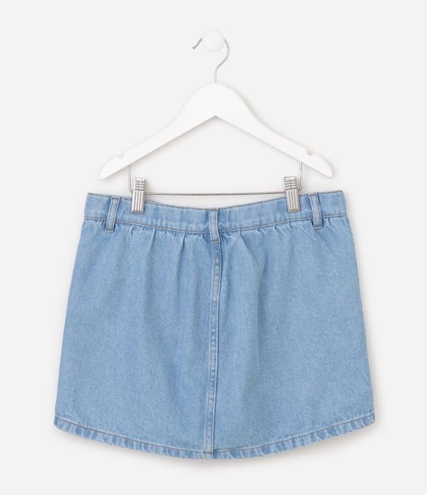 Short Pollera Infantil en Algodón con Aplicación de Termocolantes - Talle 5 a 16 años 2