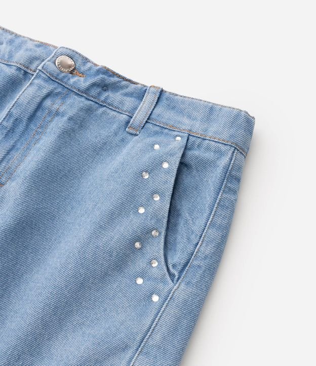 Short Pollera Infantil en Algodón con Aplicación de Termocolantes - Talle 5 a 16 años 3