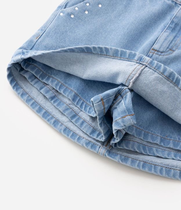 Short Pollera Infantil en Algodón con Aplicación de Termocolantes - Talle 5 a 16 años 4