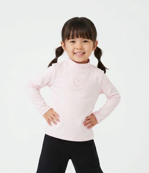 Blusa Slim Térmica con Cuello Alto - Talle 1 a 6 años