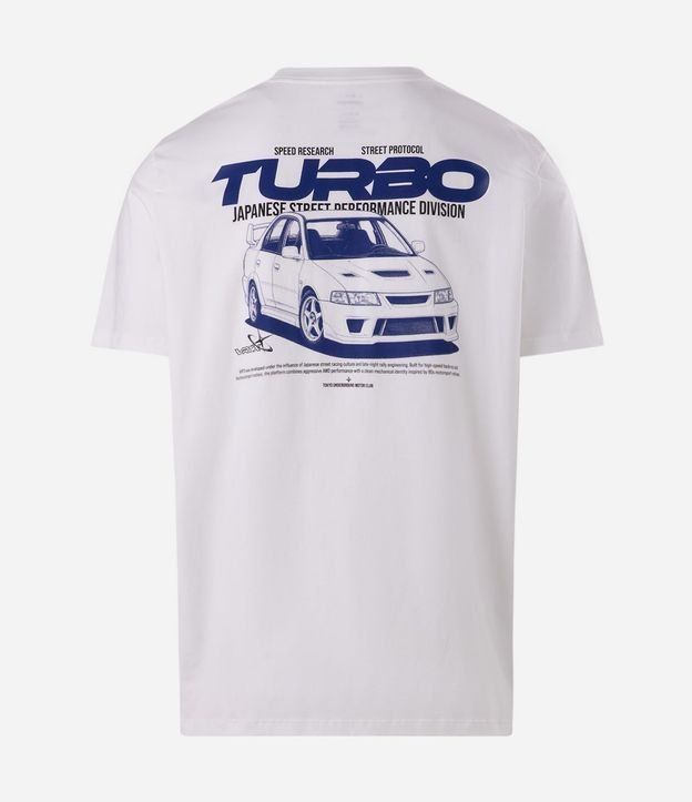 Remera Comfort en Algodón con Estampa de Carro Turbo 6