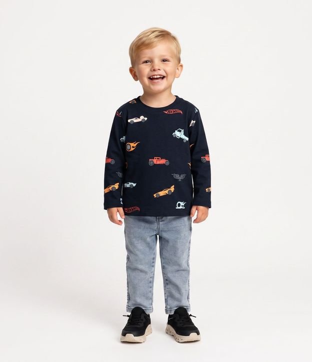 Pantalón Jeans Recto Infantil en Algodón - Talle 1 a 6 años