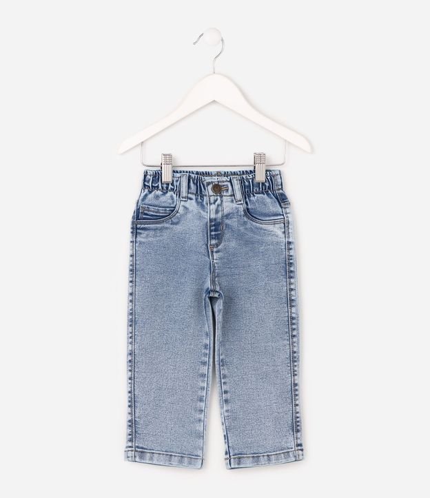 Pantalón Jeans Recto Infantil en Algodón - Talle 1 a 6 años 2
