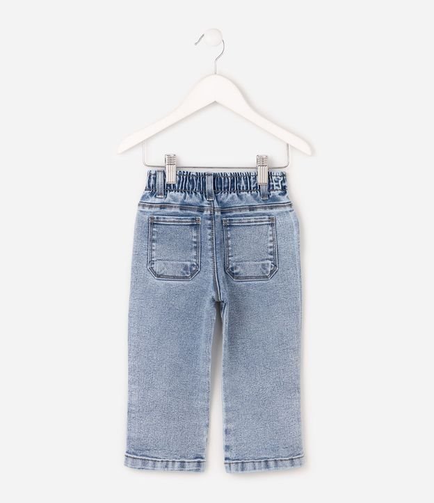Pantalón Jeans Recto Infantil en Algodón - Talle 1 a 6 años 3