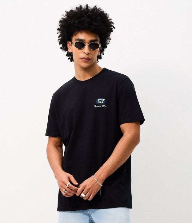 Remera Comfort en Algodón con Estampado de Carro 5