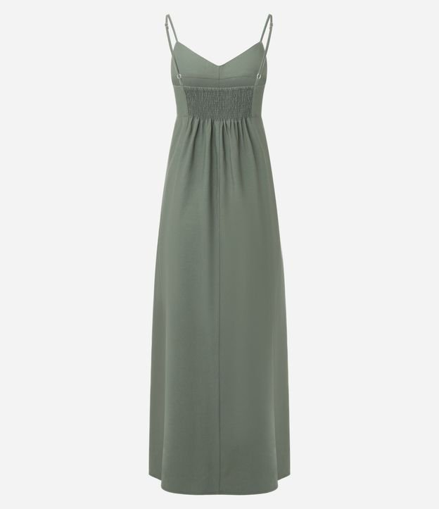 Vestido Midi Evasê en Viscosa con Escote Corazón 6