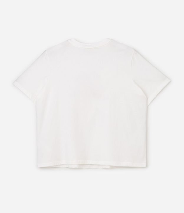 Blusa Regular en Algodón Flor Aquarelada Curve & Plus Size 6
