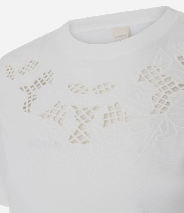 Blusa en Algodón con Bordado Richelieu 5