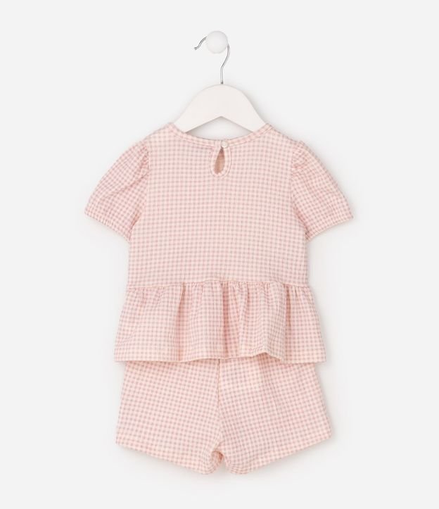 Conjunto Infantil Anarruga Lacitos en la Blusa - Talle 0 a 18 Meses 2