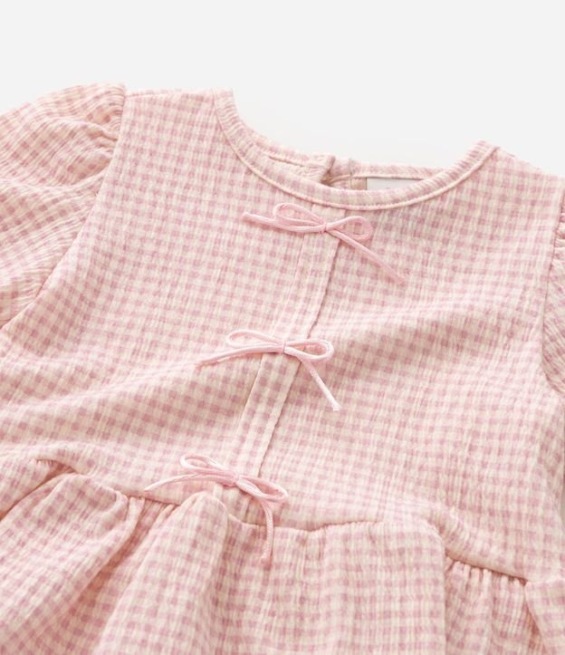 Conjunto Infantil Anarruga Lacitos en la Blusa - Talle 0 a 18 Meses 3