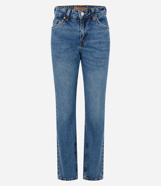 Pantalón Recto en Jeans Premium con Cintura Mediana 7