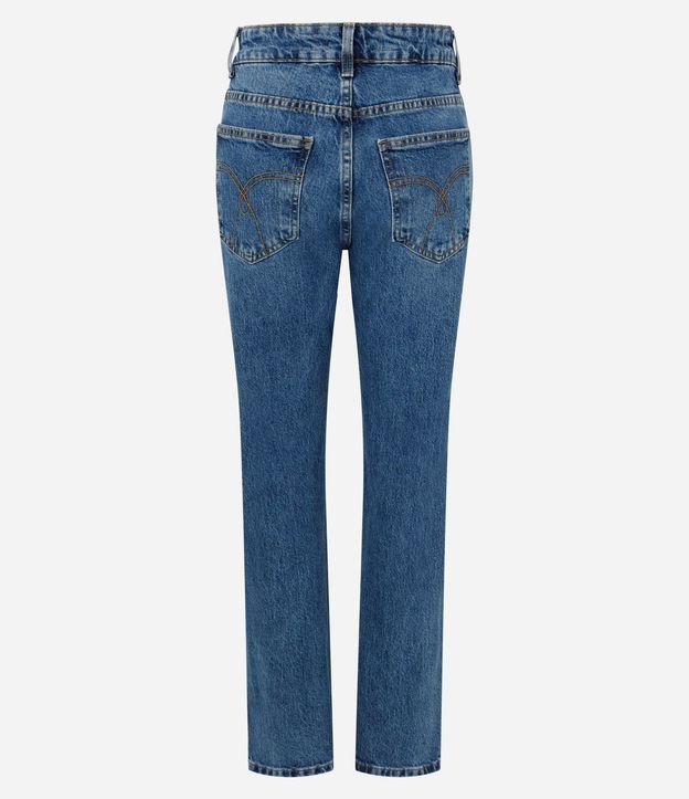 Pantalón Recto en Jeans Premium con Cintura Mediana 8