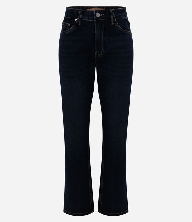 Pantalón Recto en Jeans Premium con Cintura Mediana 5