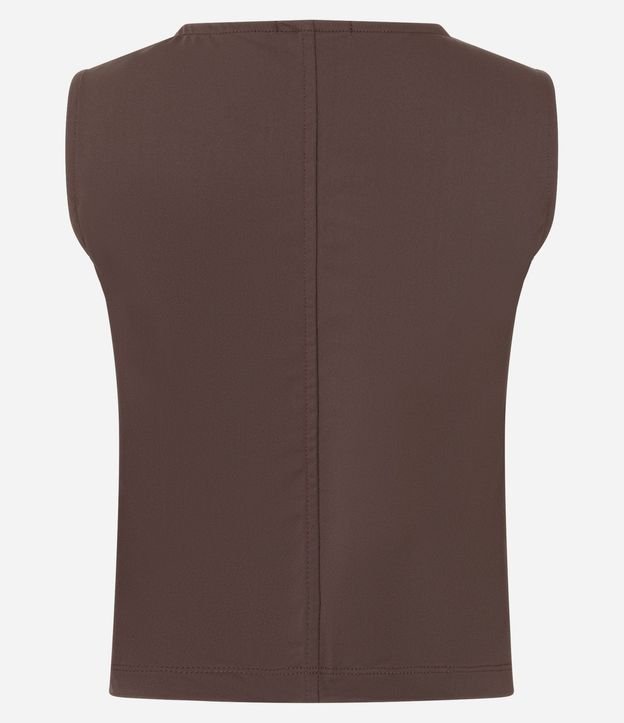 Blusa en Microfibra con Torcido Lateral 6