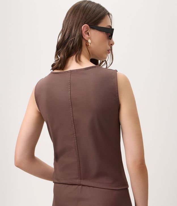 Blusa en Microfibra con Torcido Lateral 3
