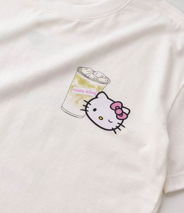 Remera Infantil Hello Kitty Estampado Matcha Club Relaxed  - Talle 5 a 16 años 3