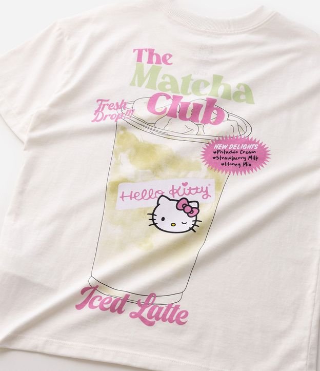 Remera Infantil Hello Kitty Estampado Matcha Club Relaxed  - Talle 5 a 16 años 4