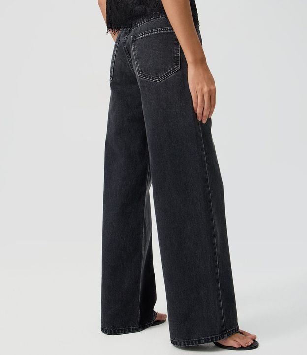 Pantalón Wide Leg en Jeans Premium con Cintura Mediana 9