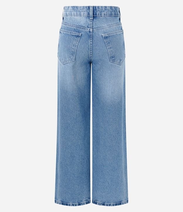 Pantalón Wide Leg en Jeans Premium con Cintura Mediana 7