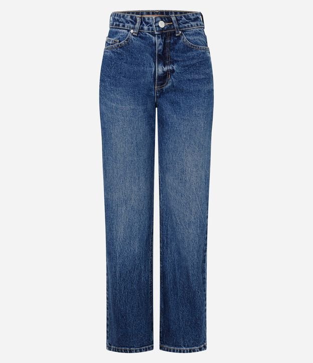 Pantalón Recto Comfort en Jeans Premium con Cintura Alta 7