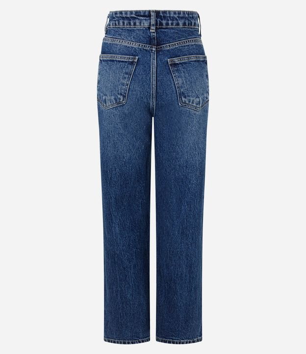 Pantalón Recto Comfort en Jeans Premium con Cintura Alta 8