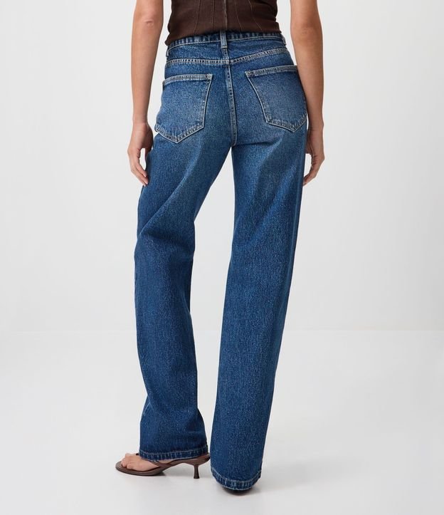 Pantalón Recto Comfort en Jeans Premium con Cintura Alta 5