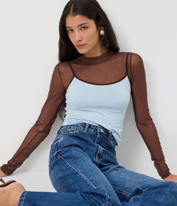 Pantalón Recto Comfort en Jeans Premium con Cintura Alta 6