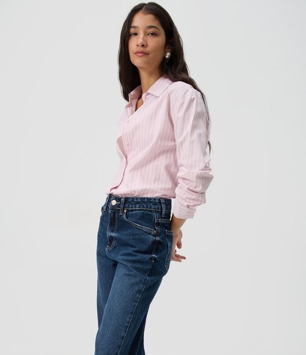 Pantalón Recto Comfort en Jeans Premium con Cintura Alta 2