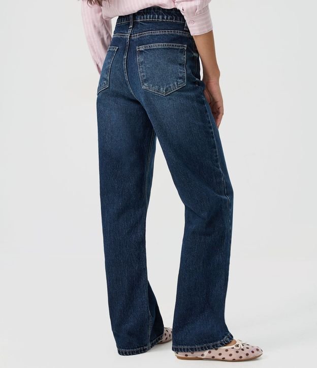 Pantalón Recto Comfort en Jeans Premium con Cintura Alta 5