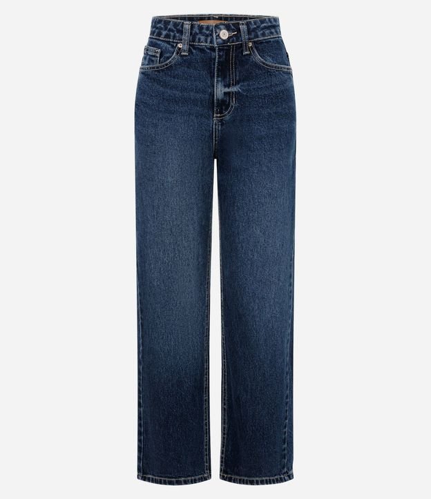 Pantalón Recto Comfort en Jeans Premium con Cintura Alta 7