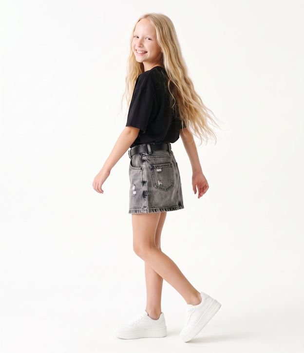 Remera Infantil en Algodón Estampada - Talle 5 a 16 años 7