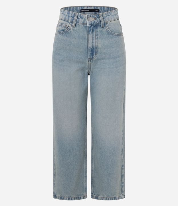 Pantalón Cropped Reta Jeans con Lavado Clássica 5