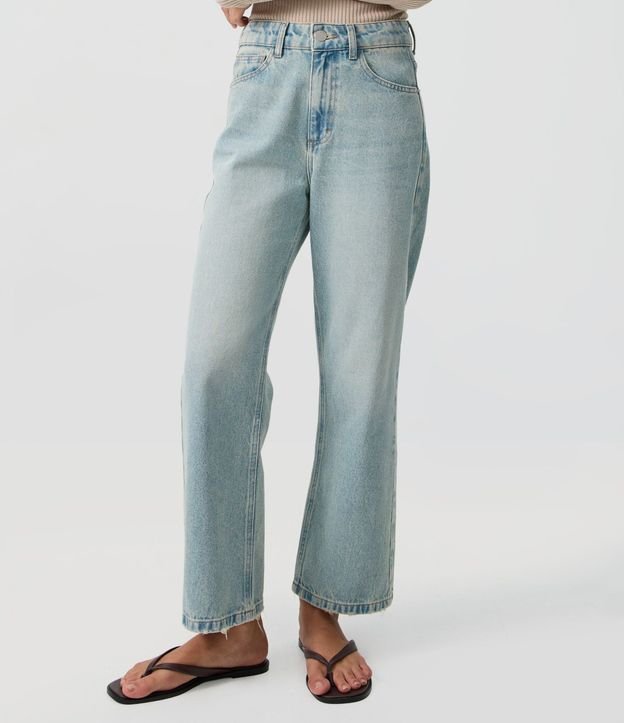 Pantalón Cropped Reta Jeans con Lavado Clássica 2