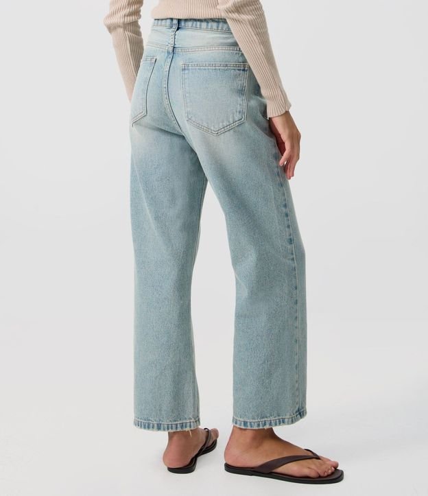 Pantalón Cropped Reta Jeans con Lavado Clássica 4
