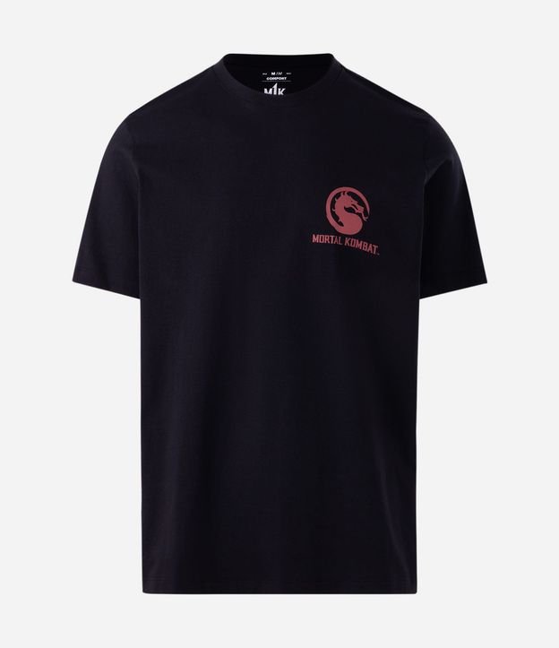 Remera Comfort en Algodón con Estampa de Mortal Kombat 5
