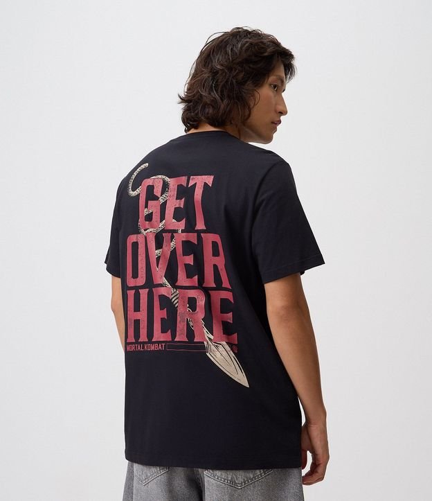 Remera Comfort en Algodón con Estampa de Mortal Kombat 1