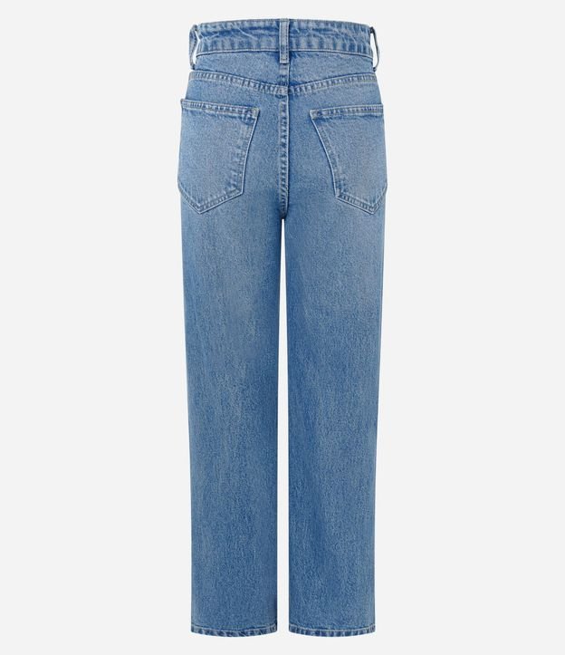 Pantalón Recto Comfort en Jeans Premium con Cintura Alta 8