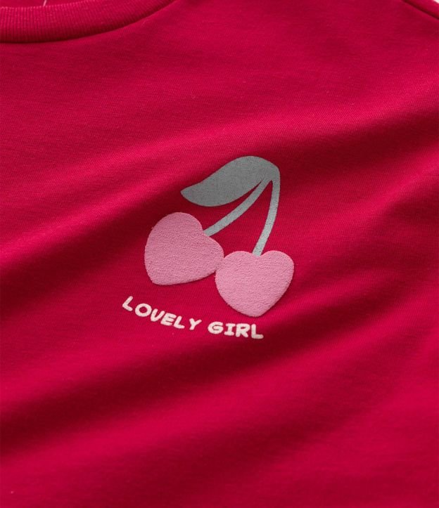 Remera Infantil en Algodón Cerezas - Talle 5 a 16 años 6